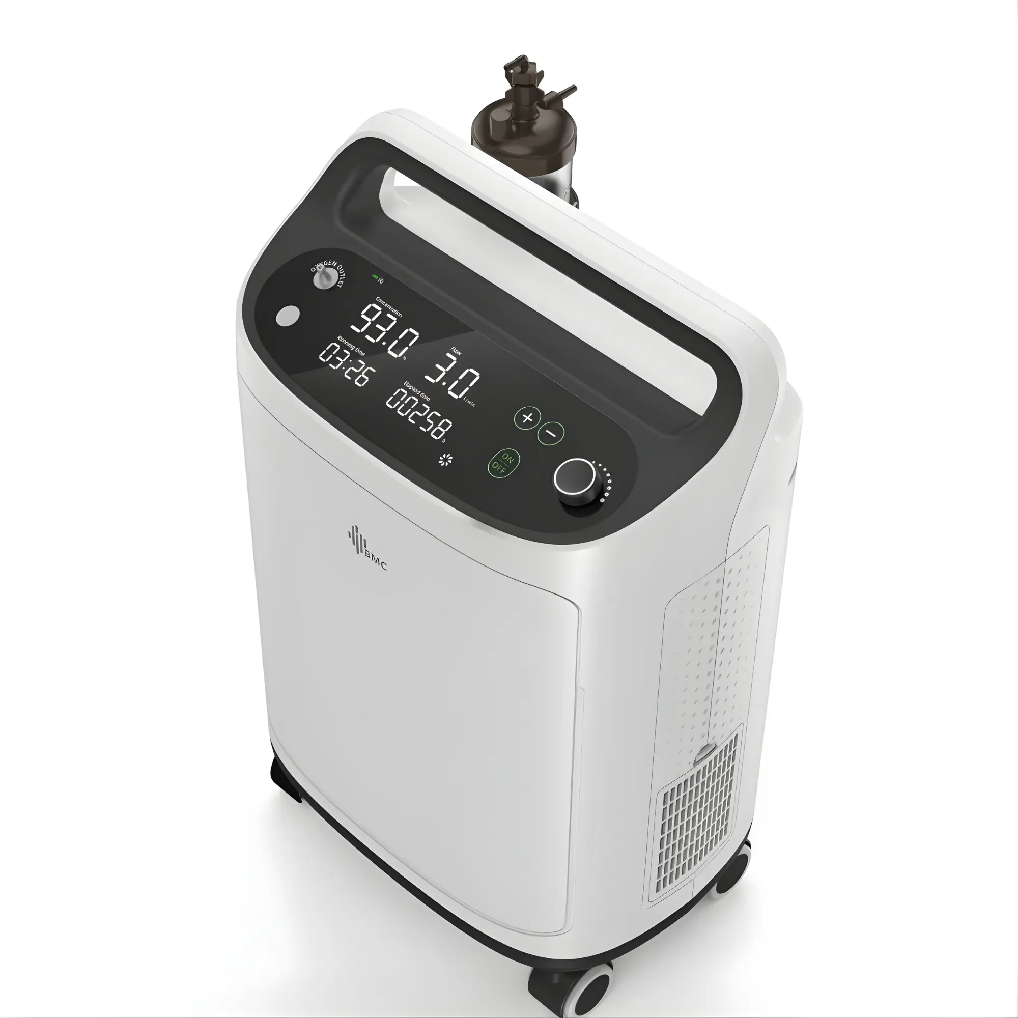BMC Dijital Oksijen Konsantratörü – Taşınabilir Solunum Destek Cihazı